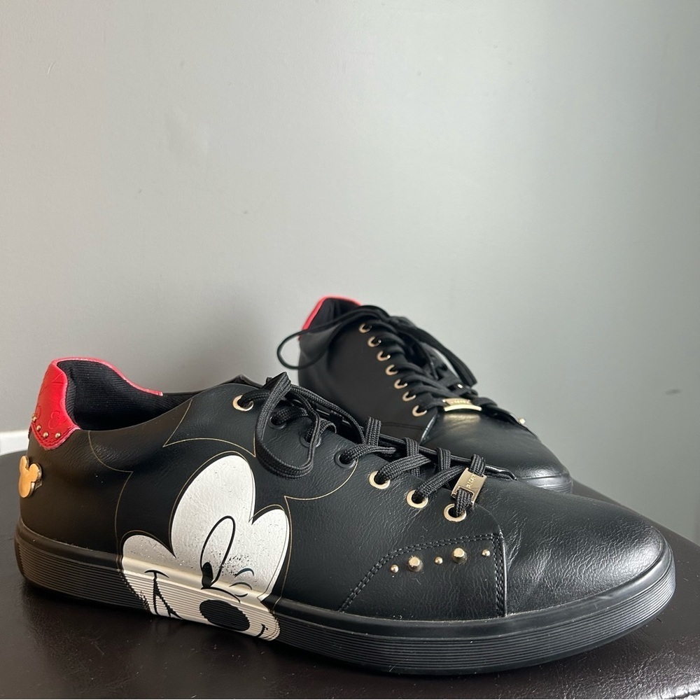 Disney x Aldo ‘Cool-Mickey’ Black Lace Up Sneakers